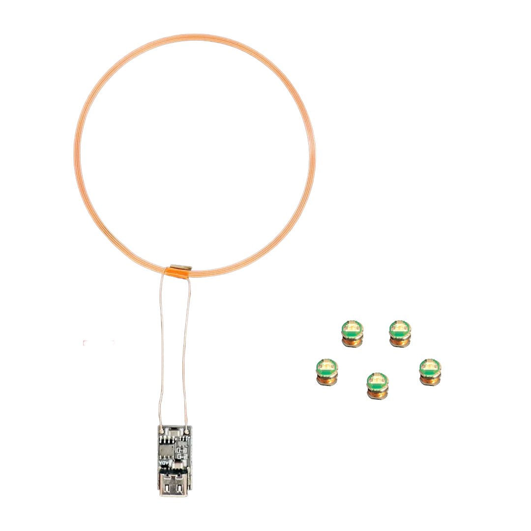 Gunpla Wireless LED Unit – 80mm USB 5V Induction Lighting Kit (5 Receivers)