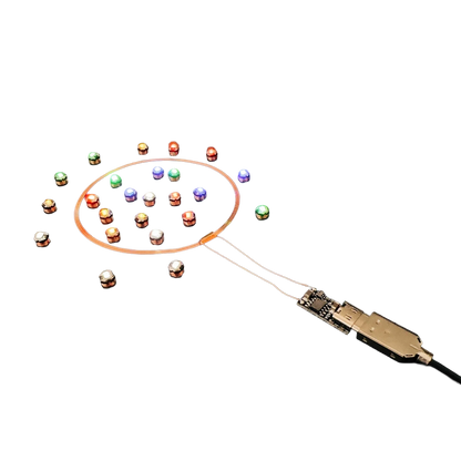 Gunpla Wireless LED Unit – 80mm USB 5V Induction Lighting Kit (5 Receivers)