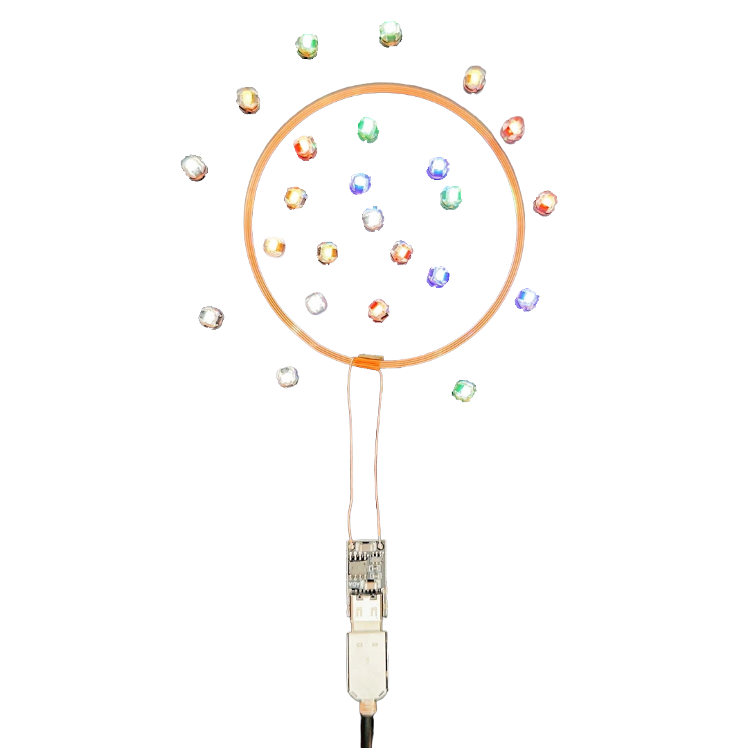 Gunpla Wireless LED Unit – 80mm USB 5V Induction Lighting Kit (5 Receivers)